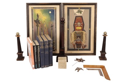 Lot 496 - AN EXTENSIVE COLLECTION OF ITEMS RELATED TO FREEMASONARY