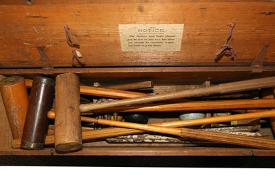 Lot 306 - F.H. AYRES CROQUET SET, 20TH CENTURY