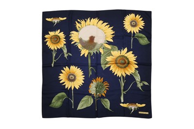 Lot 219 - Tiffany & Co 'Sunflowers' Silk Print Scarf