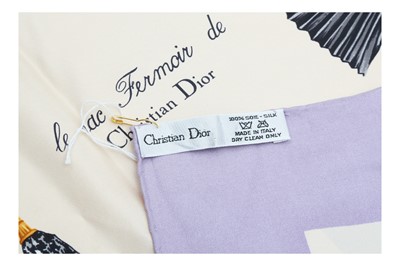 Lot 93 - Christian Dior 'La Paisienne' Silk Print Scarf