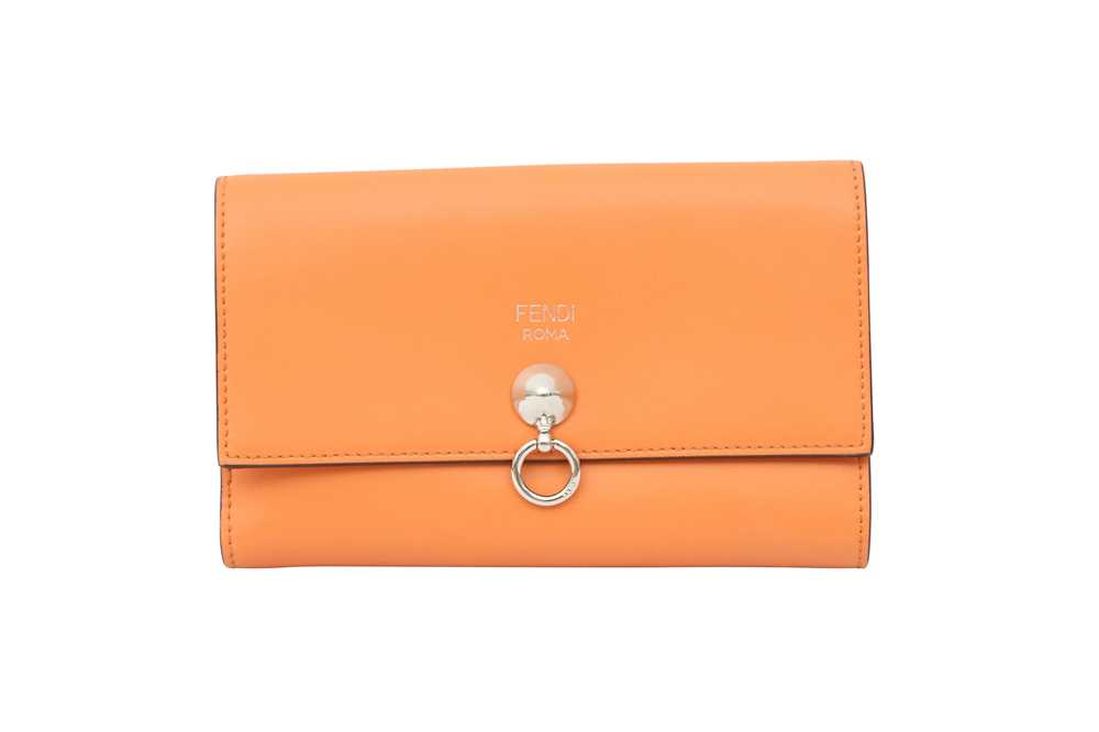 Lot 227 - Fendi Coral Bi Fold Wallet