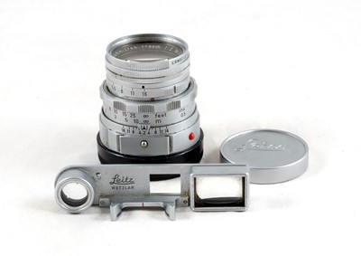 Lot 108 - Leitz Summicron Close Focus M Mount 5cm f2 Lens, with "Goggles"