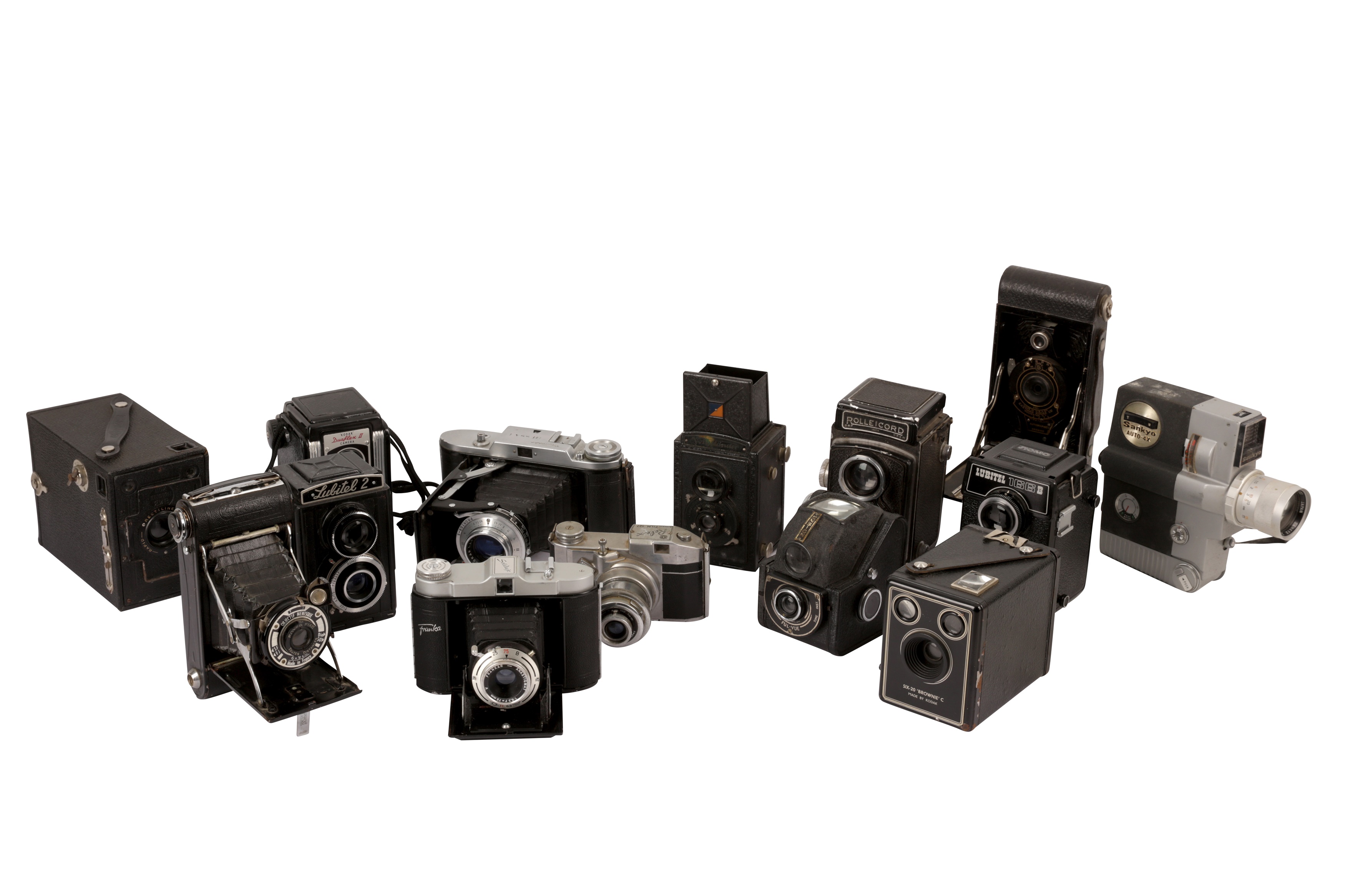 Lot 214 A Selection of Mixed Analogue Cameras