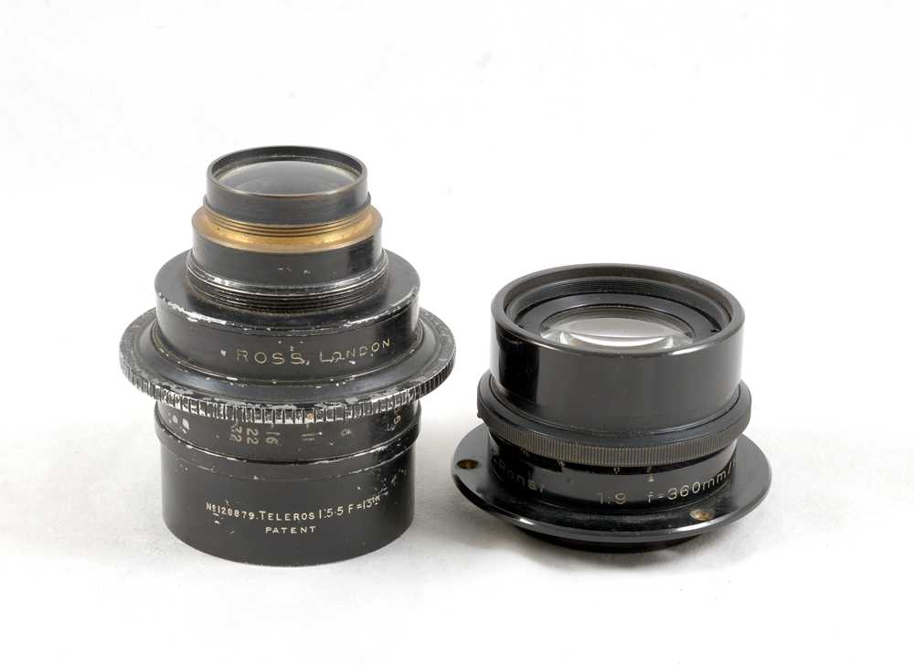 Lot 114 - Ross Teleross & Rodenstock APO Ronar Lenses