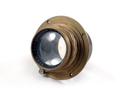 Lot 113 - Large Ross Xpres 6 1/4" f2.9 Brass Lens