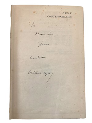 Lot 41 - Churchill: Great Contemporaries. Inscribed.