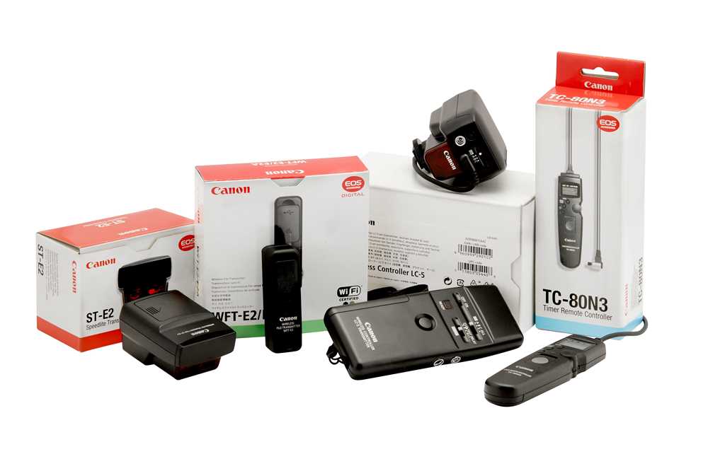 A Selection of Canon Remote Control Kits