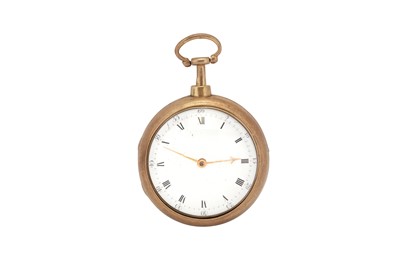 Lot 328 - OPEN FACE POCKET WATCH BY HENRY OF PALL MALL.