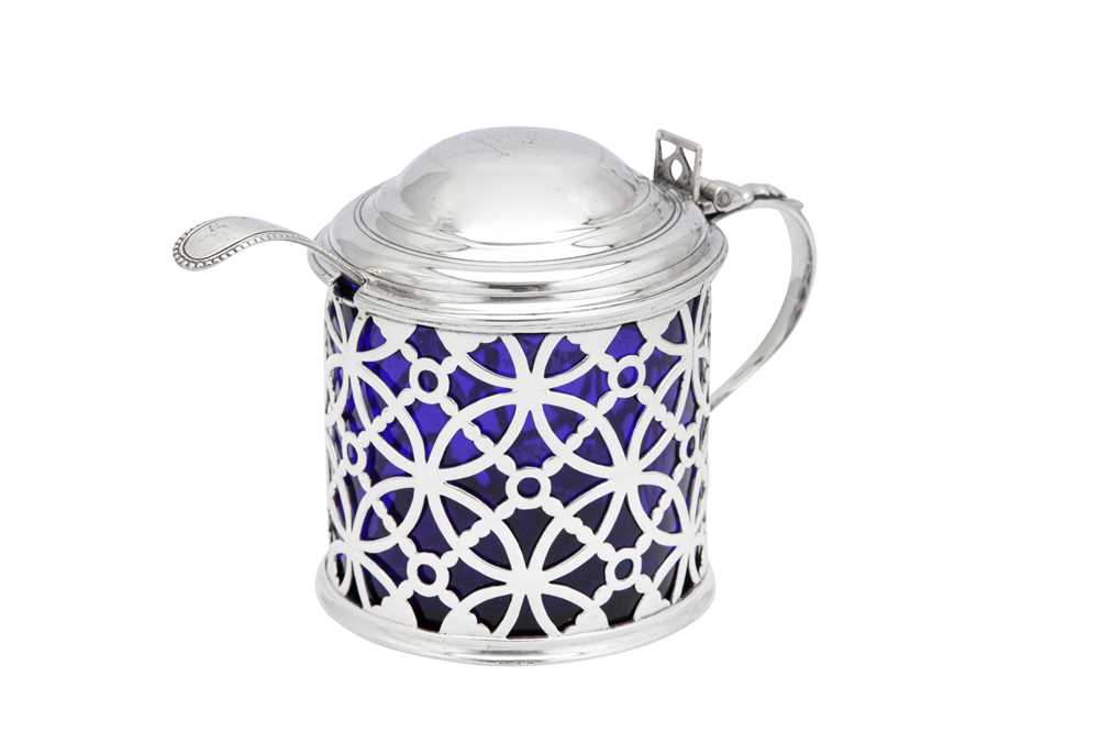 Lot 450 - A George III sterling silver mustard pot, London 1768 by Henry Green and Charles Aldridge