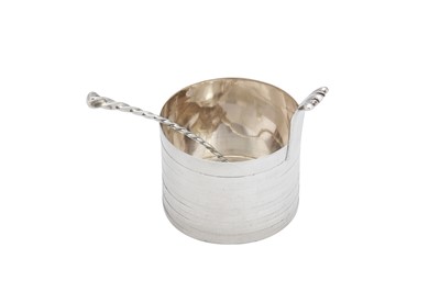 Lot 452 - A George III sterling silver cream pail, London 1768 by Charles Clark (first reg. 12th Sep 1758)