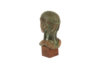 Lot 210 - A CLASSICAL INSPIRED COPPER BUST, LATE 20TH CENTURY