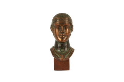Lot 210 - A CLASSICAL INSPIRED COPPER BUST, LATE 20TH CENTURY