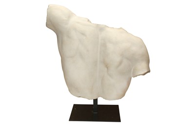 Lot 205 - PURE WHITE LINES, A CLASSICAL INSPIRED SCULPTURE