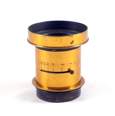 Lot 88 - An Unnamed f6 Brass Lens, Focal Length approx 10"
