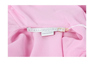 Lot 53 - Stella McCartney Pink Silk Ruffle Blouse - Size 40