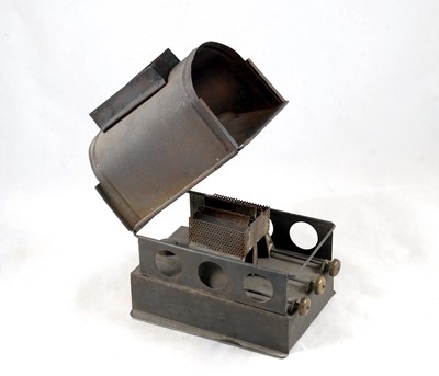 Lot 285 - An Original Perken Son & Co Optimus Magic Lantern & 180+ Slides