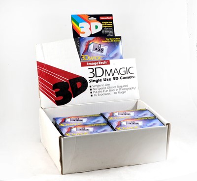 Lot 310 - Counter-Top Display with 10 ImageTech Disposable 3D Lenticular Cameras
