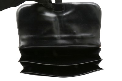 Lot 421 - λ Hermes Black Shiny Crocodile Sac A Depeche 38