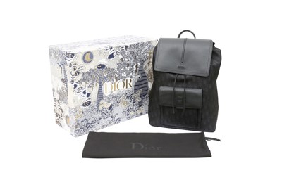 Lot 437 - Dior Black Oblique Motion Backpack