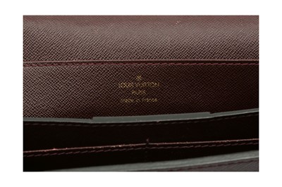 Lot 91 - Louis Vuitton Burgundy Taiga Robusto Briefcase