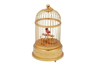 Lot 311 - A REUGE SINGING BIRD CAGE AUTOMATON, 20TH CENTURY