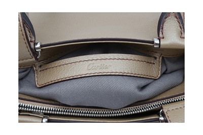 Lot 384 - Cartier Bronze Mini C de Cartier Bag