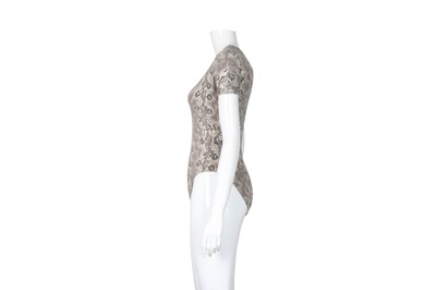 Lot 118 - Gianni Versace Versus Snake Print Bodysuit -  Size 42