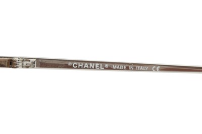 Lot 276 - Chanel Silver Rimless CC Logo Sunglasses
