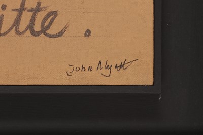 Lot 120 - JOHN MYATT (BRITISH B.1945)