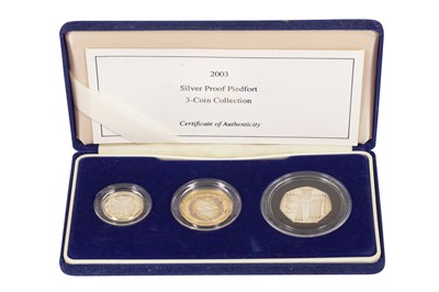 Lot 345 - SILVER PROOF PIEDFORT COLLECTION 2003