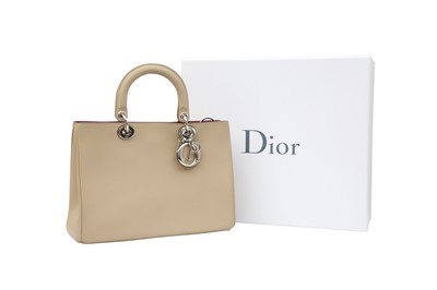 Lot 223 - Christian Dior Beige Medium Diorissimo Bag
