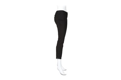 Lot 546 - Louis Black Monogram Trouser - Size 40