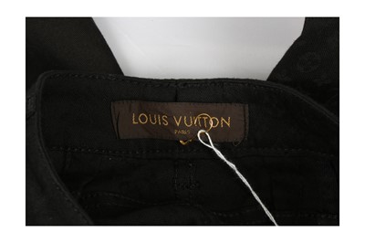 Lot 546 - Louis Black Monogram Trouser - Size 40