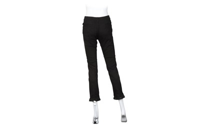 Lot 546 - Louis Black Monogram Trouser - Size 40