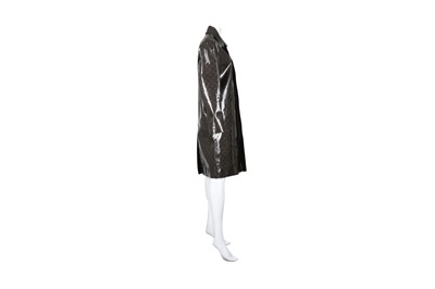 Lot 111 - Louis Vuitton Kim Jones Grey Monogram PVC Coat - Size 48