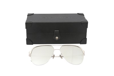 Lot 604 - Louis Vuitton Precious Plated Aviator Sunglasses