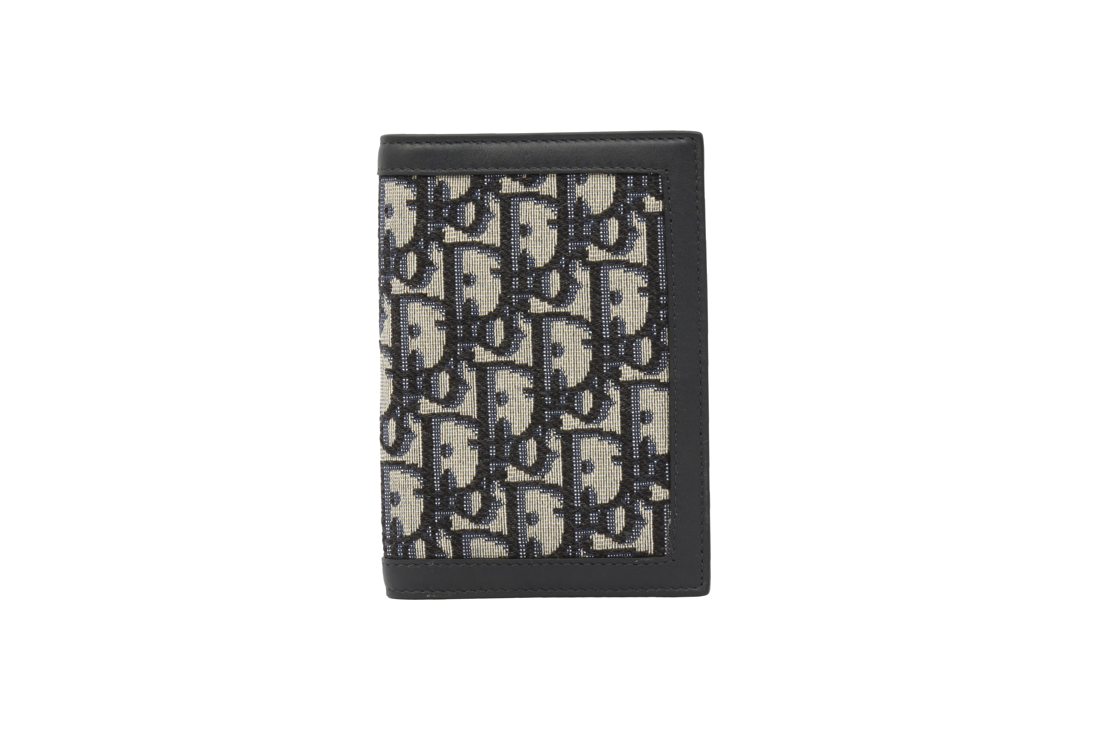 Lot 181 Christian Dior Navy Oblique Passport Cover