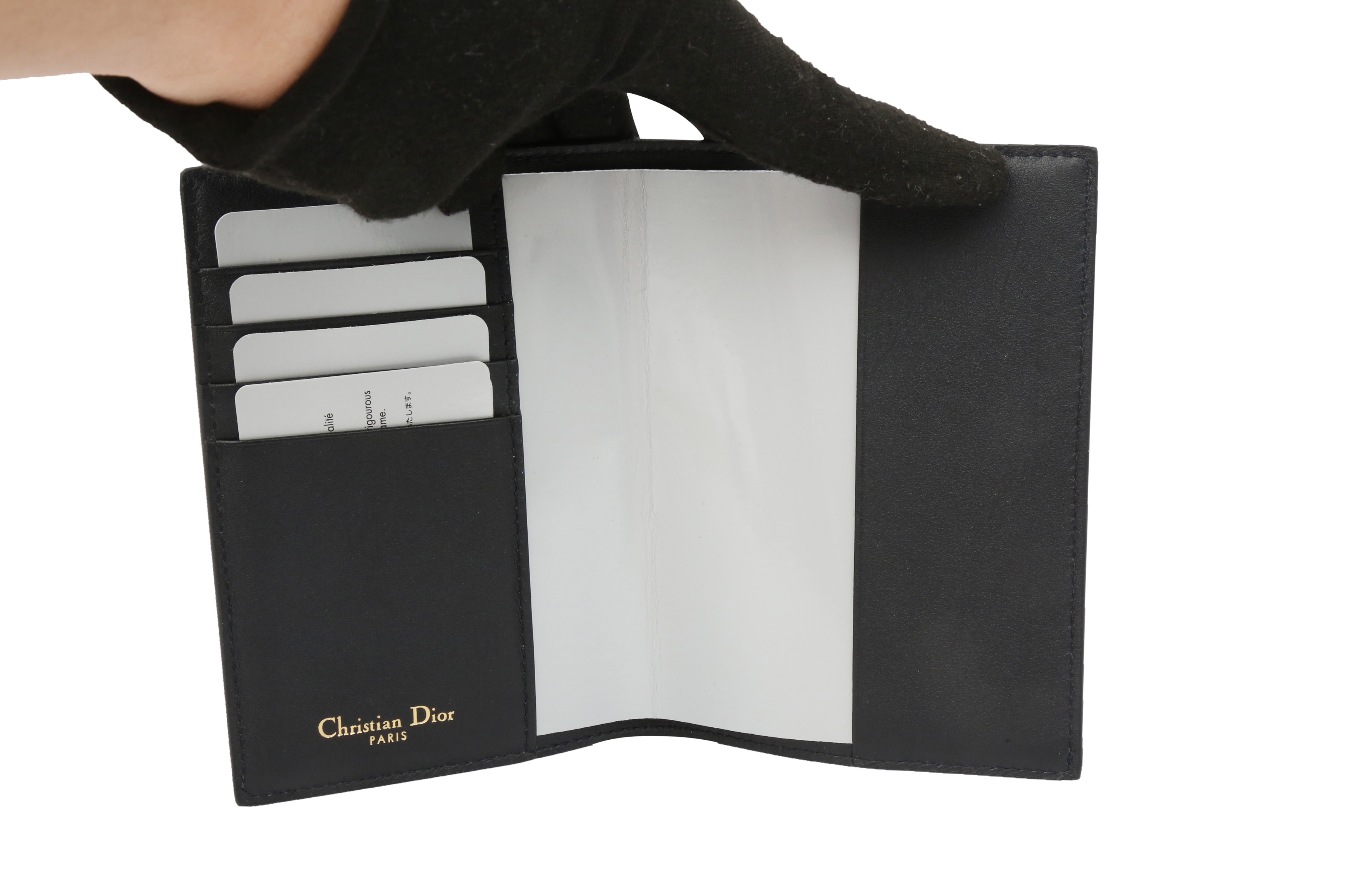 Lot 181 Christian Dior Navy Oblique Passport Cover
