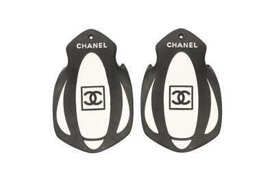 Lot 503 - Chanel Black CC Logo Swimming Fins