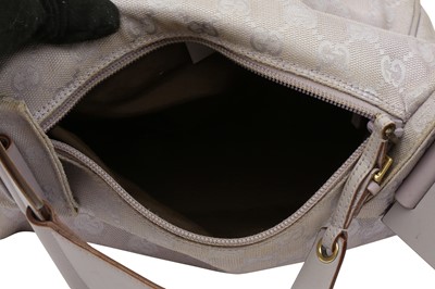 Lot 90 - Gucci Lilac GG Monogram Shoulder Bag