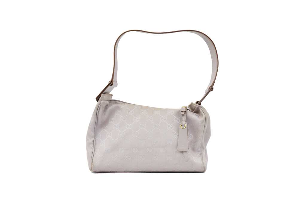 Lot 90 - Gucci Lilac GG Monogram Shoulder Bag