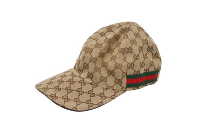 Lot 325 - Gucci Original Beige Monogram Baseball Hat - Size M