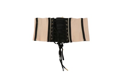 Lot 44 - Dolce & Gabbana Blush Pink Corset Waist Belt - Size 44