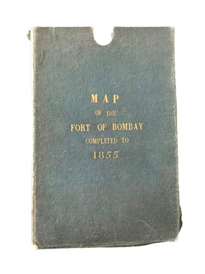 Lot 241 - Conybeare (Henry) Map of the Fort of Bombay. Completed to 1855
