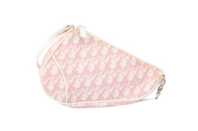 Lot 42 - Christian Dior Pink Diorissimo Saddle Bag