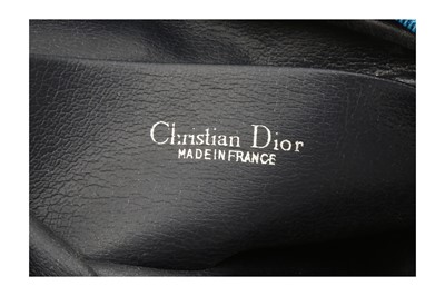 Lot 132 - Christian Dior Turquoise Mini Crossbody Bag