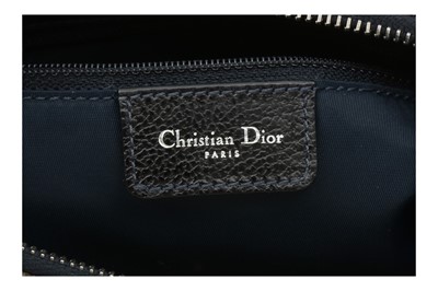Lot 129 - Christian Dior Denim Flight Crossbody Saddle Bag