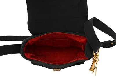 Lot 434 - Christian Dior Black Mini Flap Lady Dior Bag