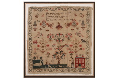 Lot 516 - A GROUP OF THREE NEEDLEWORK SAMPLERS, 19TH CENTURY