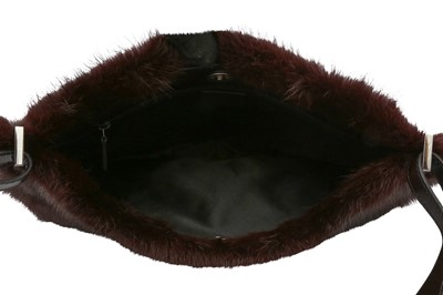 Lot 73 - Gucci Burgundy Mink Shoulder Bag